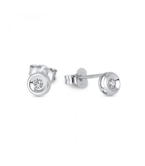 Orecchini Demetra Donna ESSENTIAL in Oro bianco Diamante 0.02 Ct 021.002.W.A3 - 021.002.W.A3